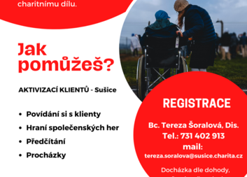 Hledáme dobrovolníky - aktivizace