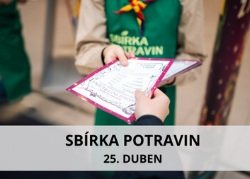 Sbírka potravin jaro 2026