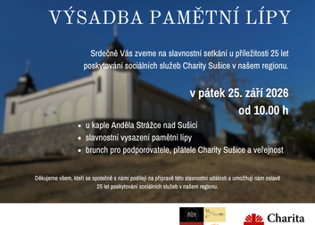 Výsadba pamětní lípy